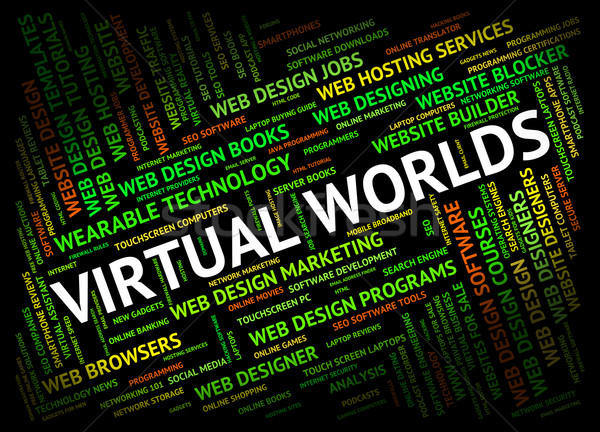 Virtual independente freelance significado palavras Foto stock © stuartmiles