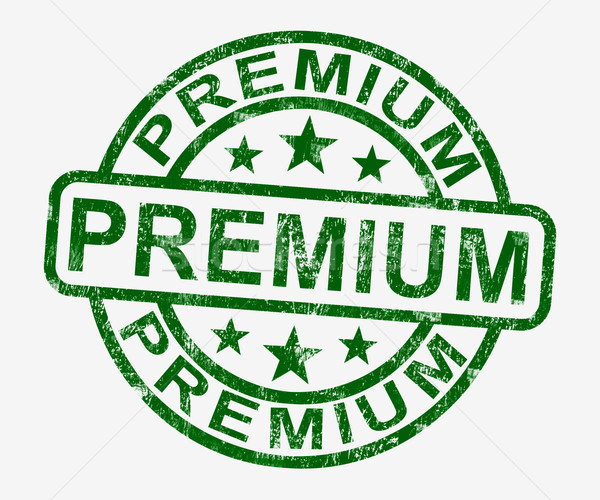 Premium Stamp Showing Excellent Product Stock photo © stuartmiles