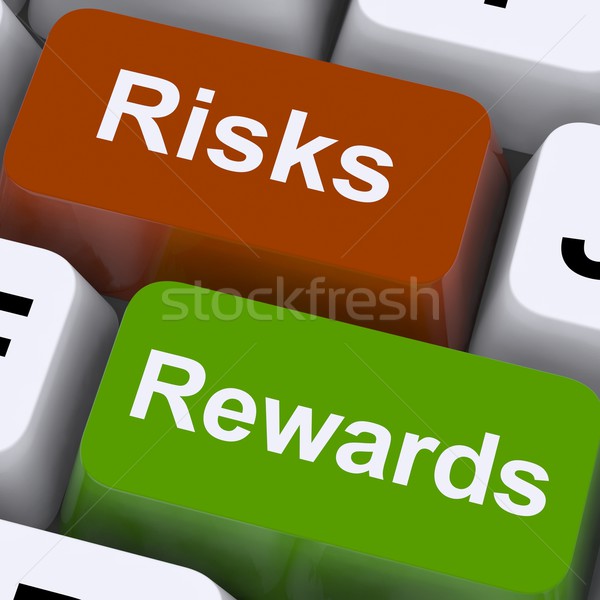 Risks Rewards Keys Show Payoff Or Roi Stock photo © stuartmiles