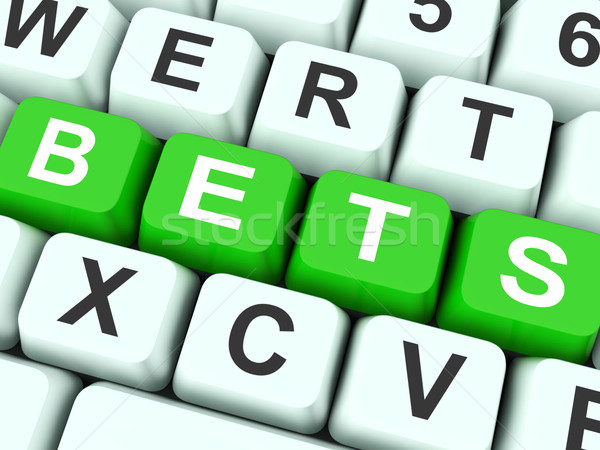 Bets Keys Show Online Or Internet Betting Stock photo © stuartmiles