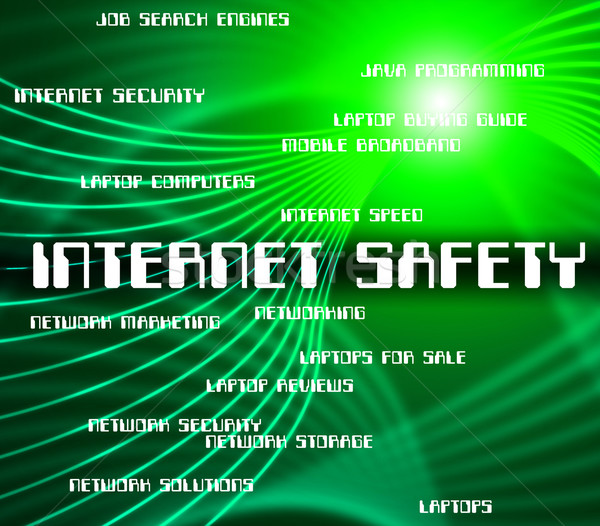 Internetu bezpieczeństwa world wide web opieki niebezpieczny Zdjęcia stock © stuartmiles