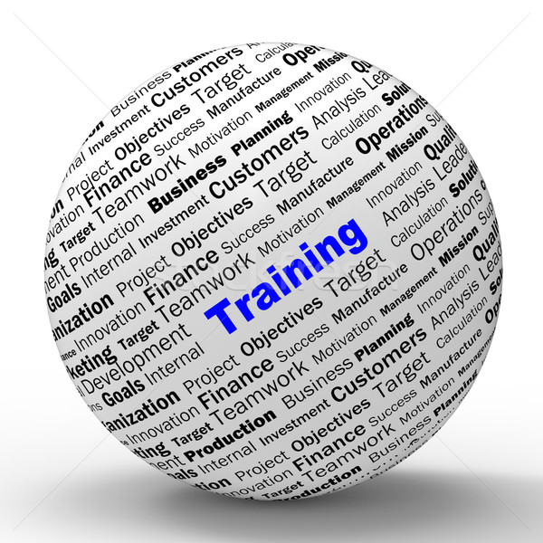 Training Sphere Definition Shows Instructing Or Education Stock photo © stuartmiles