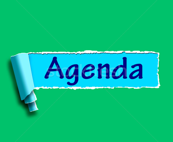 Foto stock: Agenda · palavra · on-line · programar · horário · significado