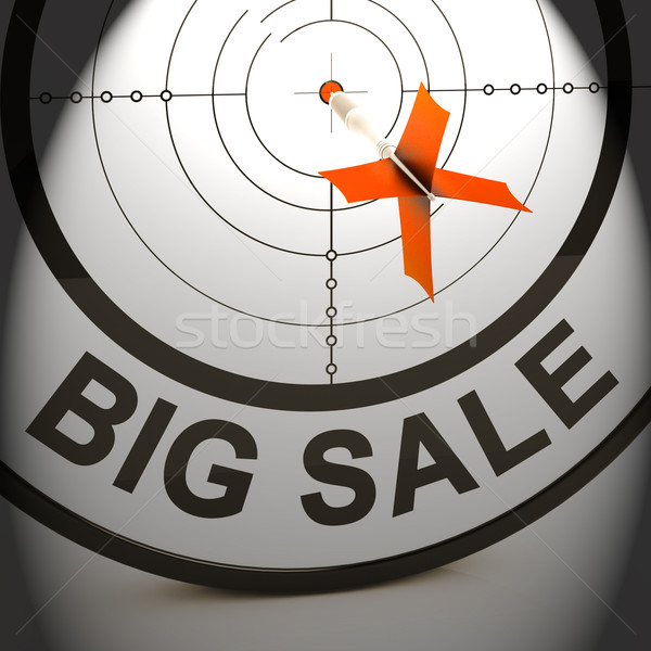 Big Sale Shows Promotion Offers Reductions And Savings Stock photo © stuartmiles