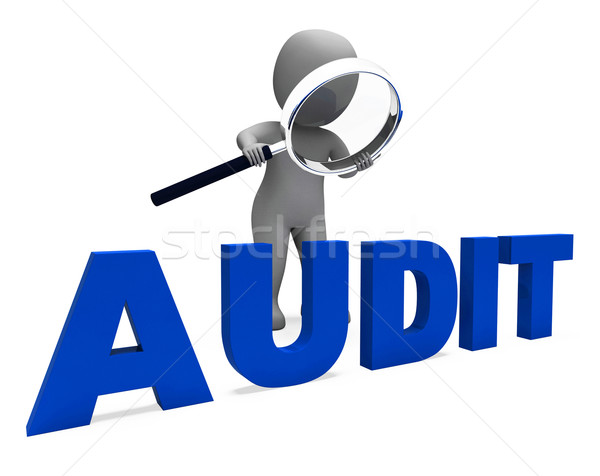 Auditoría carácter auditor significado Foto stock © stuartmiles