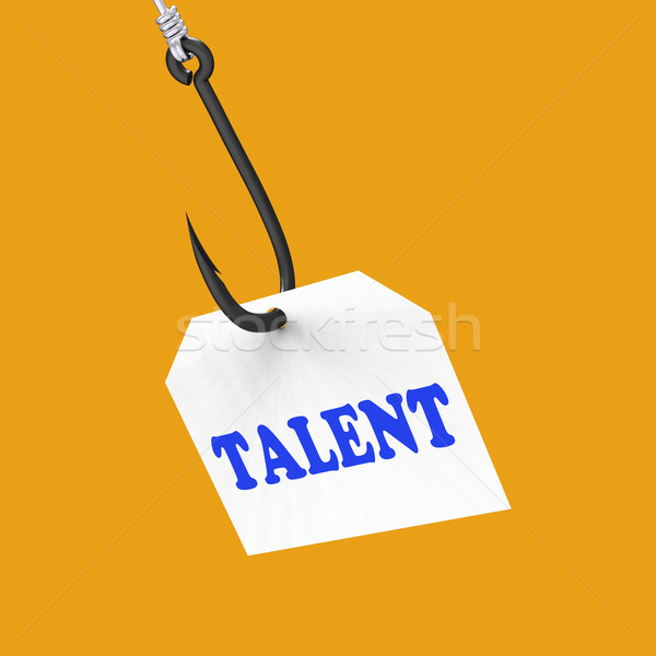 Talent haak speciaal vaardigheden tonen professionele Stockfoto © stuartmiles
