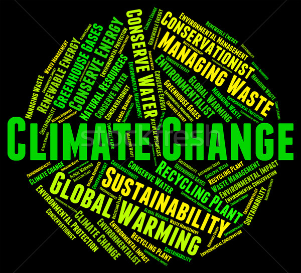 Climate Change Shows Weather Patterns And Meteorological Stock photo © stuartmiles
