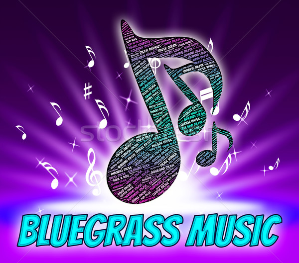 Bluegrass Music Indicates Sound Tracks And Acoustic Stock photo © stuartmiles