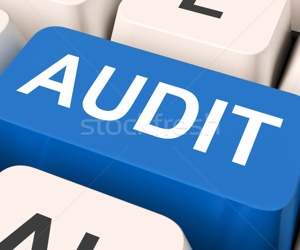 Audit Key Means Validation Or Inspection Stock photo © stuartmiles