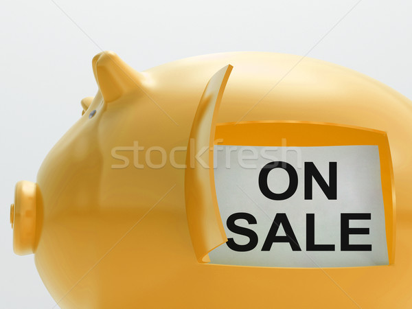 продажи Piggy Bank поощрения продукт Сток-фото © stuartmiles