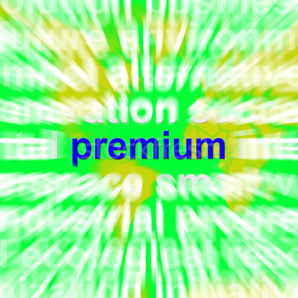 Premium Word Cloud Shows Best Bonus Premiums Stock photo © stuartmiles