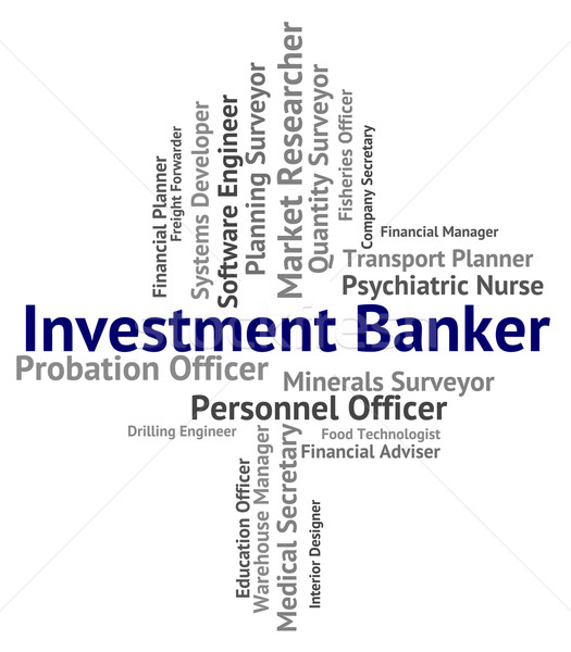 Stock foto: Investitionen · Bankier · Portfolio · Job · Einsparungen · Bedeutung