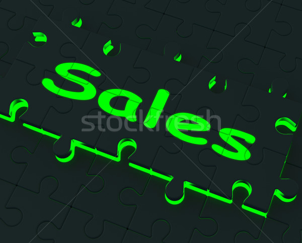 [[stock_photo]]: Ventes · puzzle · produits