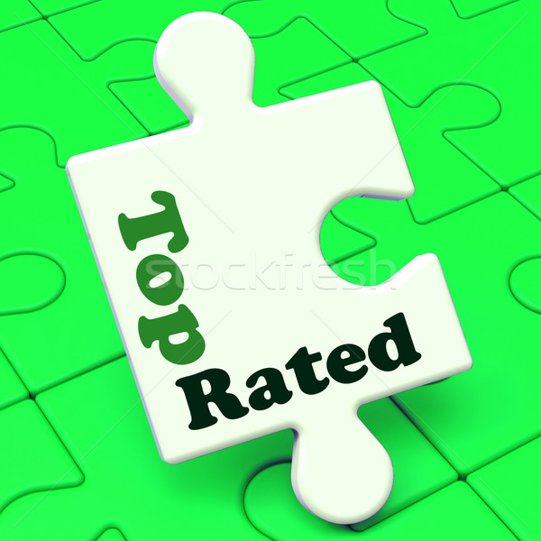 Top Rated Puzzle Shows Best Ranked Special Product Stock photo © stuartmiles