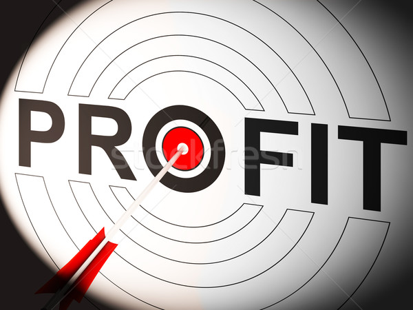 Profitto lucrativo investimento di trading mercato Foto d'archivio © stuartmiles