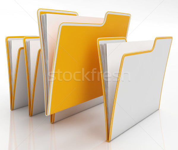 Plików formalności dokumentów informacji kart pliku Zdjęcia stock © stuartmiles