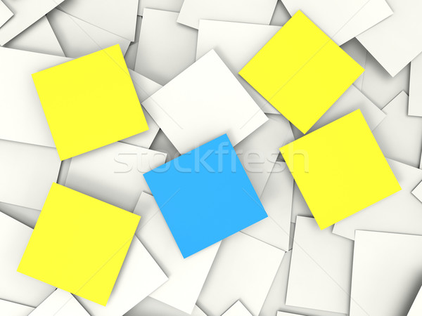 Blank Post it Messages Shows Copyspace To Do And Notices Stock photo © stuartmiles