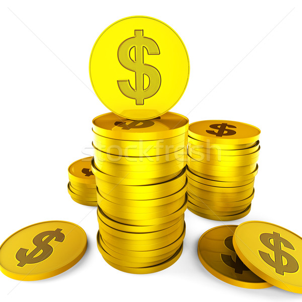 Dollar Savings Represents Revenue Increase And Save Stock photo © stuartmiles