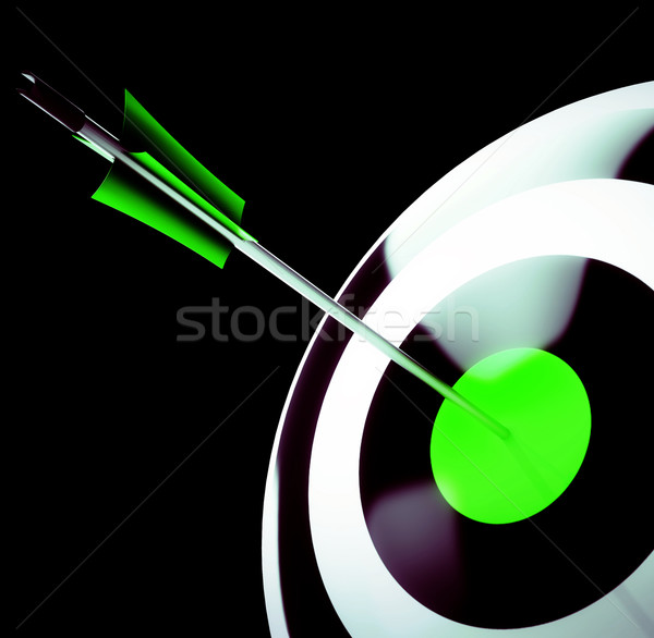 [[stock_photo]]: Oeil · cible · triomphe · affaires · performances · succès