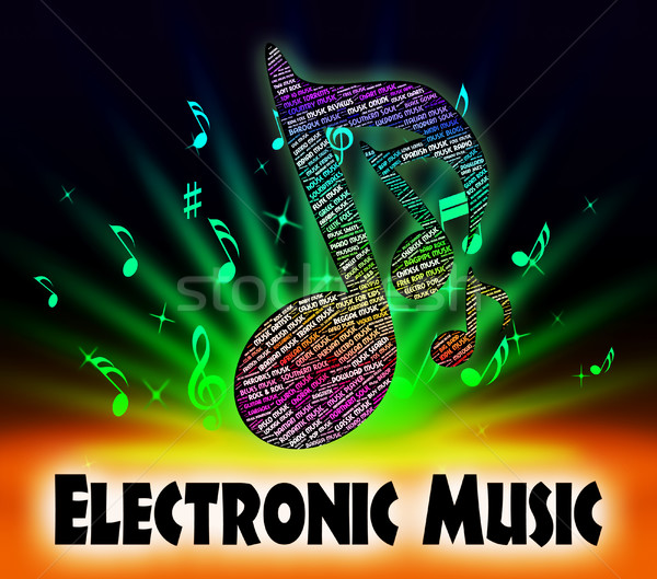 Electronic Music Shows Sound Tracks And Computerized Stock photo © stuartmiles