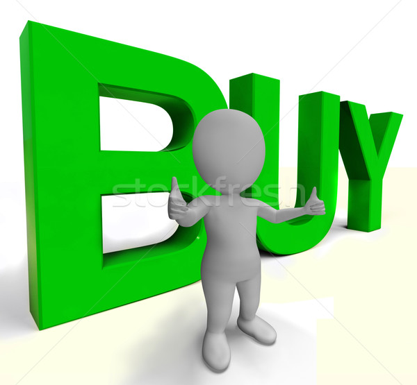 Buy Letters As Sign for Commerce And Purchasing Stock photo © stuartmiles