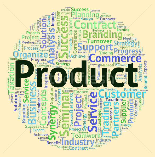Product Word Represents Wordclouds Wordcloud And Stocks Stock photo © stuartmiles