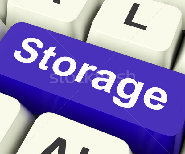 Storage Key Means storage Unit Or Storeroom Stock photo © stuartmiles