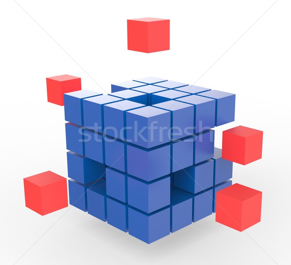 Hiányos puzzle befejezés befejezés Stock fotó © stuartmiles