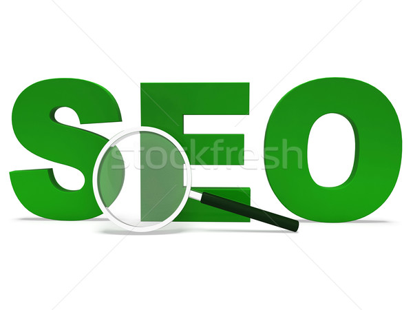 Stock photo: Seo Word Shows Search Engine Optimization Websites Online