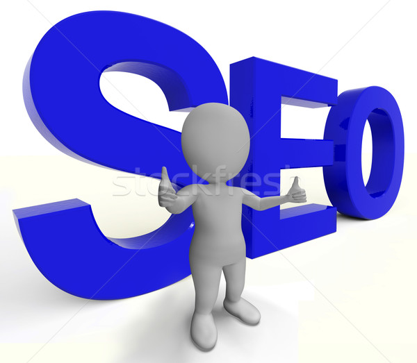 Seo woord internet optimalisatie promotie Stockfoto © stuartmiles