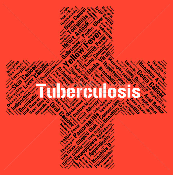 Tuberculosis Word Means Poor Health And Affliction Stock photo © stuartmiles