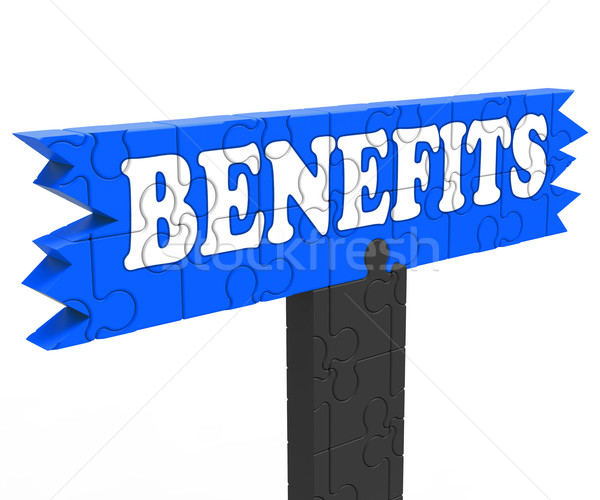 Benefits Shows Bonus Perks Or Rewards Stock photo © stuartmiles