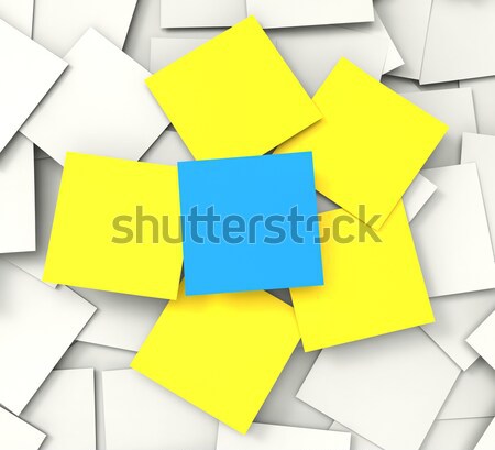 Blank Post it Messages Shows Copyspace To Do And Note Stock photo © stuartmiles