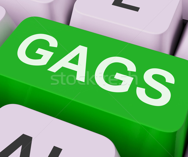 Gags Key Shows Humor Jokes Or Comedy Stock photo © stuartmiles