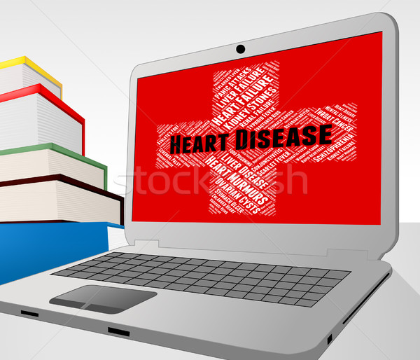 Heart Disease Represents Ill Health And Bad Stock photo © stuartmiles