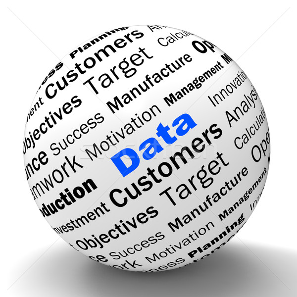 Data Sphere Definition Means Digital Information Or Database Stock photo © stuartmiles