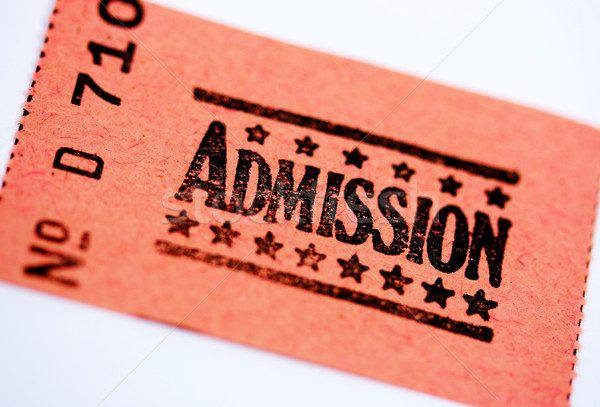 Admission Ticket For A Show Or Theater Stock photo © stuartmiles