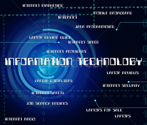 Tecnología de la información Internet comunicación significado palabras pc Foto stock © stuartmiles