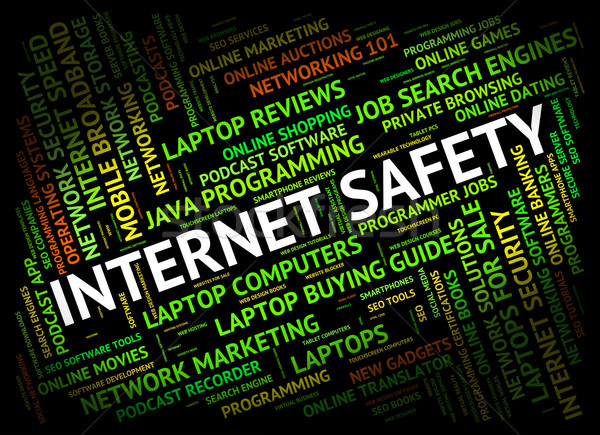 Stock foto: Internet · Sicherheit · World · Wide · Web · Vorsicht · Gefahr · Web