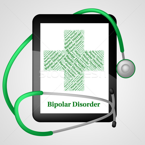Wanorde tonen arme gezondheid depressie Stockfoto © stuartmiles