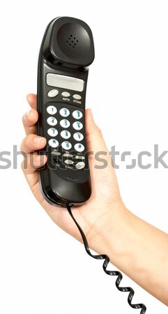 Elfoglalt helpdesk távközlés telekommunikáció telefon technológia Stock fotó © stuartmiles