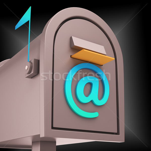 郵便ポスト を 通信 インターネット ストックフォト © stuartmiles