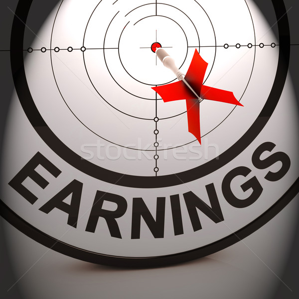 Earnings Shows Investment Profit Income And Dividends Stock photo © stuartmiles
