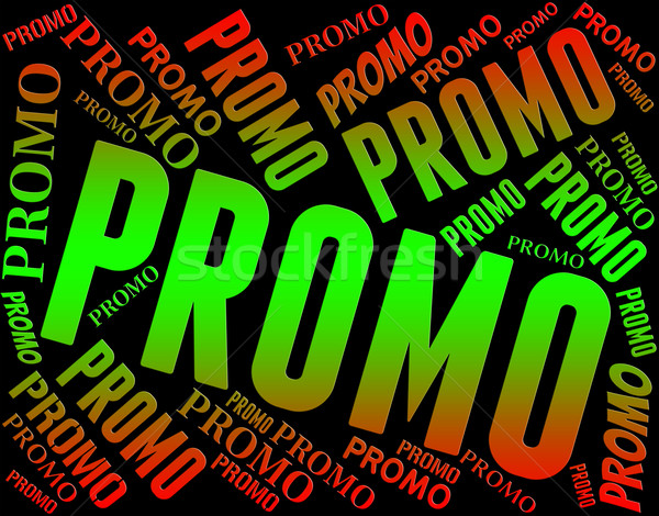 Promo szó olcsó szavak ajánlat vásár Stock fotó © stuartmiles