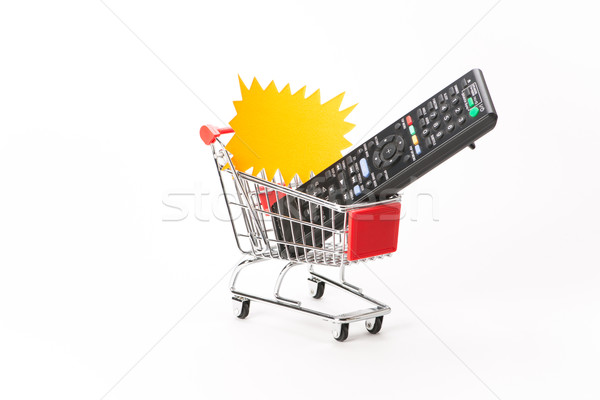 Caddy for shopping with remote control Stock photo © Studio_3321