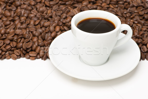 Cup of coffee with seed Stock photo © Studio_3321