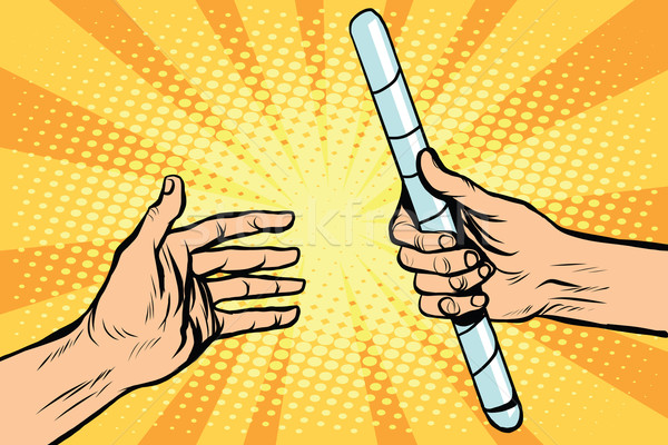 transfer relay baton sports Stock photo © studiostoks
