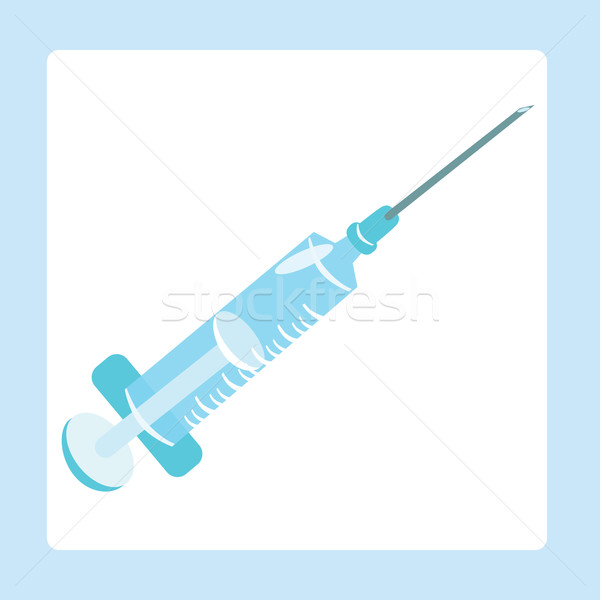 Medical syringe with the medicine or drug Stock photo © studiostoks