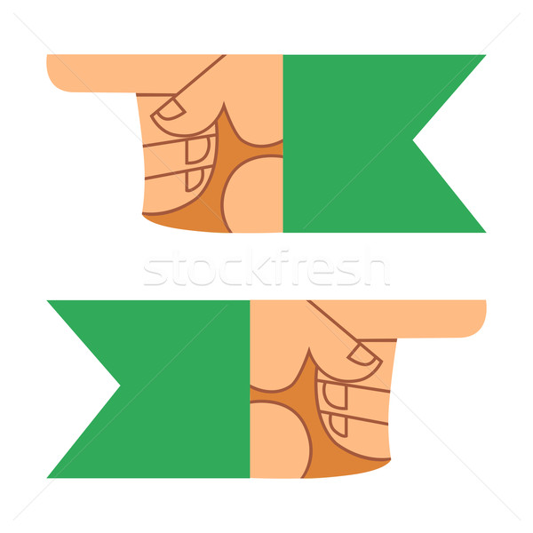 cursor pointer finger hand Stock photo © studiostoks