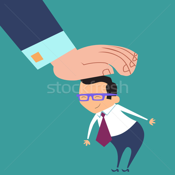good worker boss praises businessman Stock photo © studiostoks